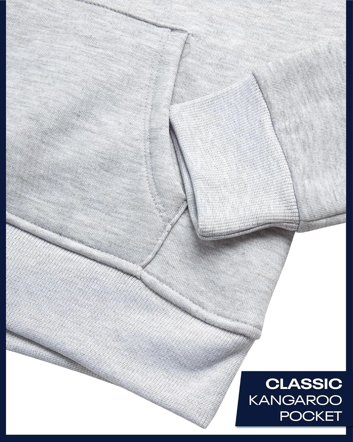 Reebok Girls' Hoodie - Soft Spun Fleece Pullover Sweatshirt with Front Pockets - Athletic Hoodies for Girls (7-12)