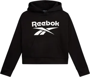 Reebok Girls' Hoodie - Soft Spun Fleece Pullover Sweatshirt with Front Pockets - Athletic Hoodies for Girls (7-12)