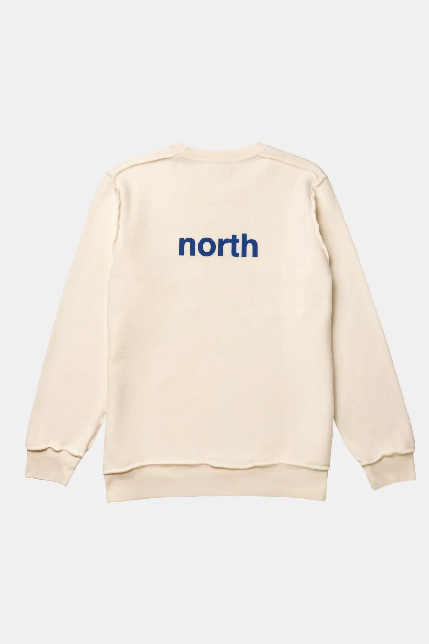SWEATSHIRT INSIDE OUT ATLANTIC CRU/STEEL BLUE