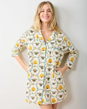 Sweet Bee - Sleep Shirt - Cream