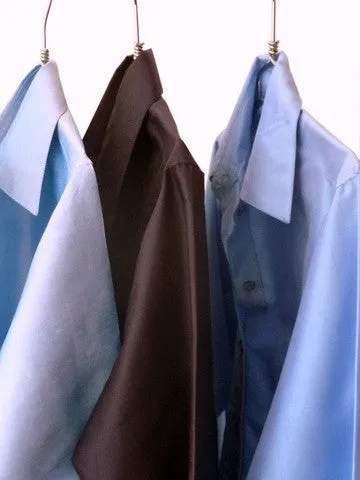 Thai Silk Button Down Shirt Navy