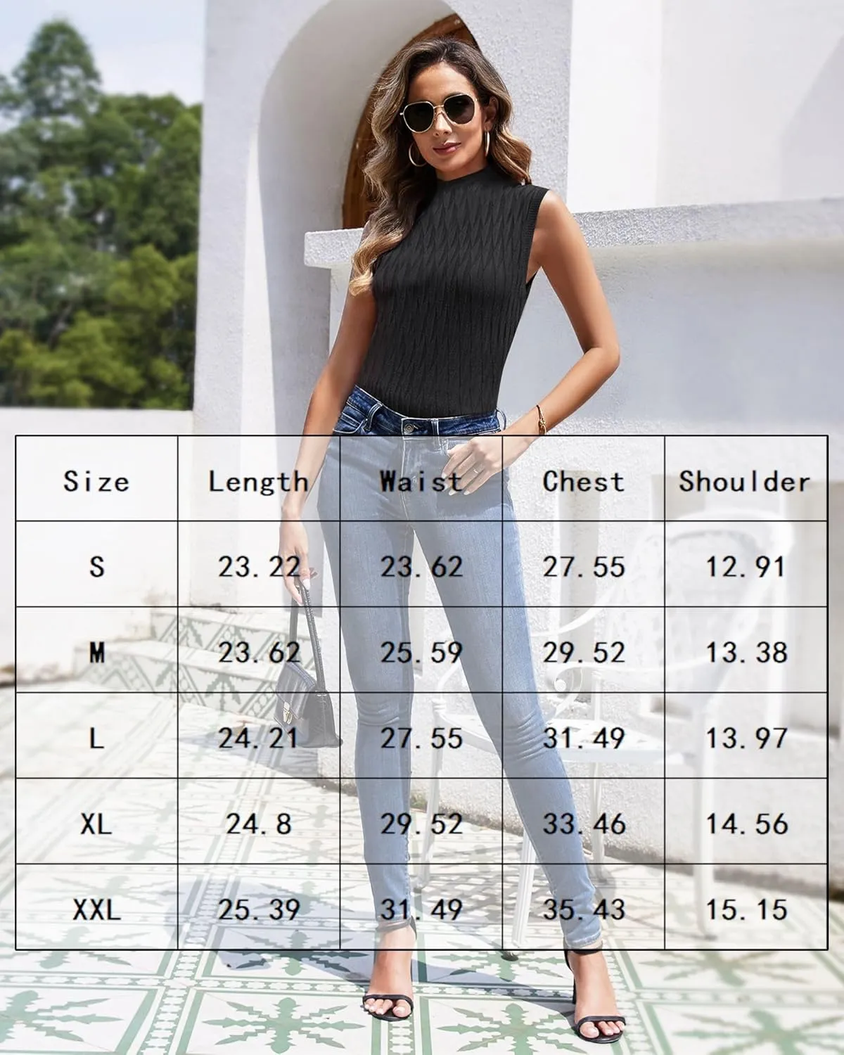 Totatuit Womens Cap Sleeve Sweater Vest 2024 Trendy Textured Clothes Short Sleeve Shirts