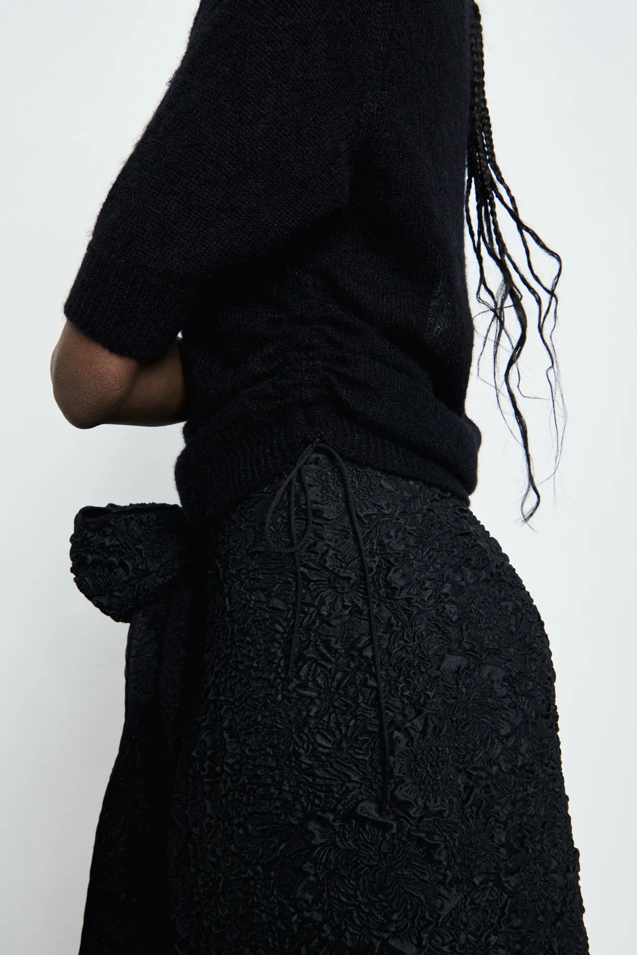 VIDEL | TOP VENUS SOFT KNIT BLACK