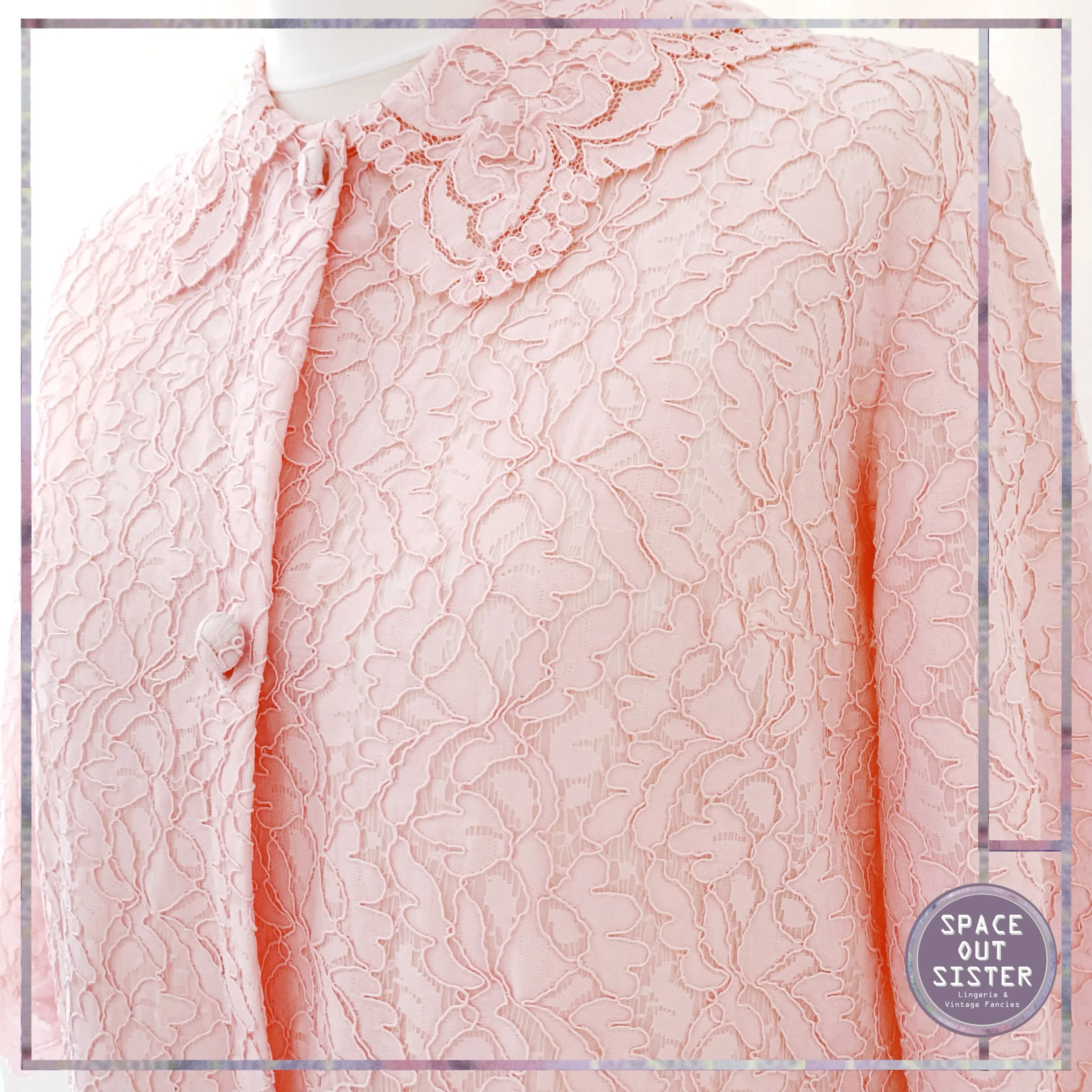 Vintage Guipure Dressing Gown