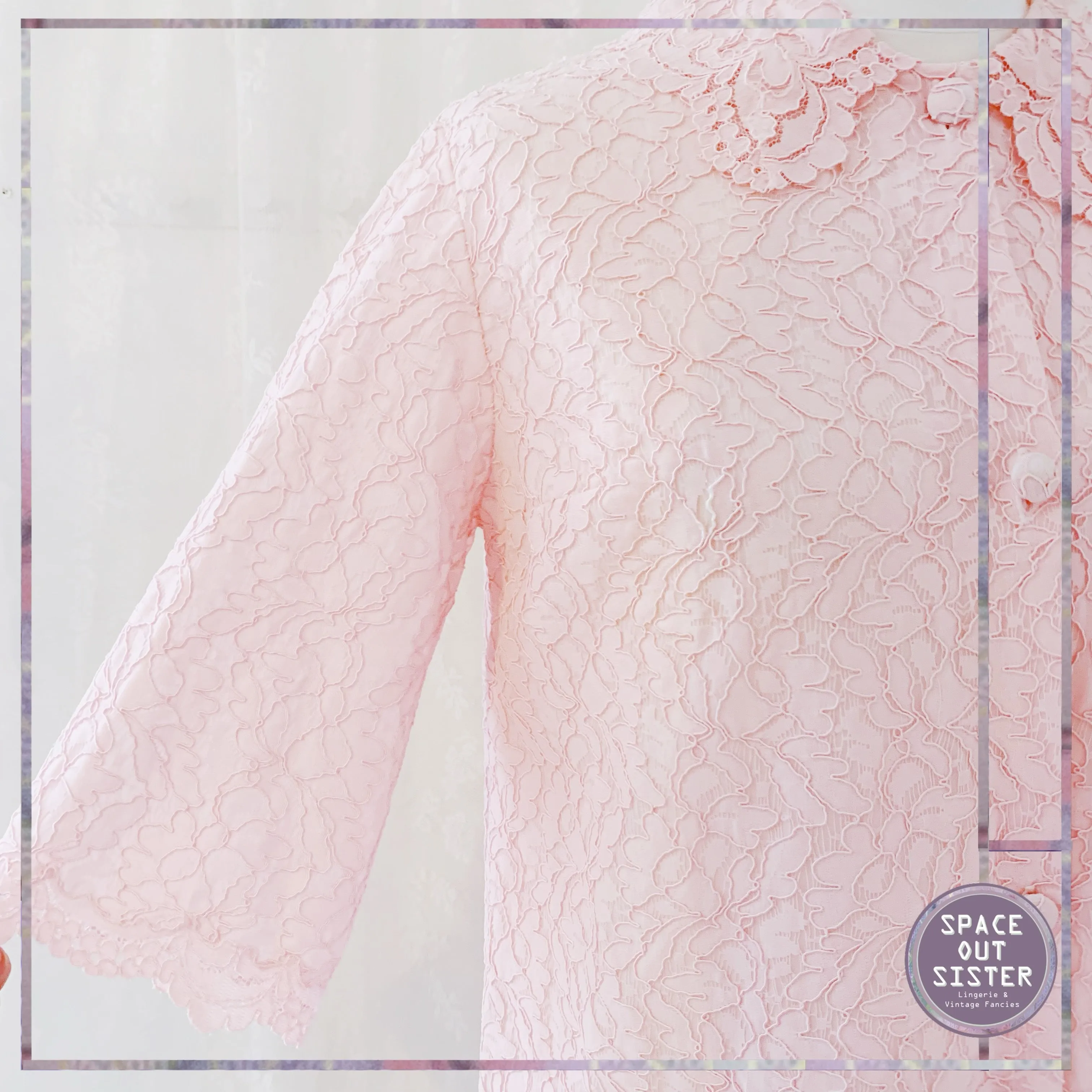 Vintage Guipure Dressing Gown