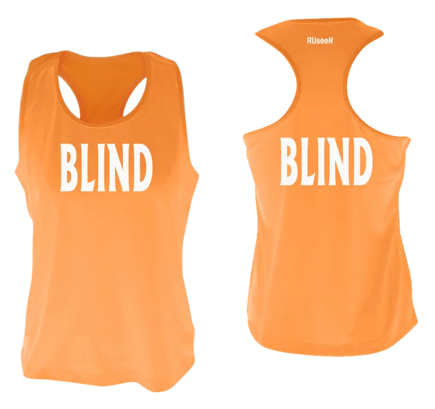 Women's BLIND Tank Top - Reflective or Black Text
