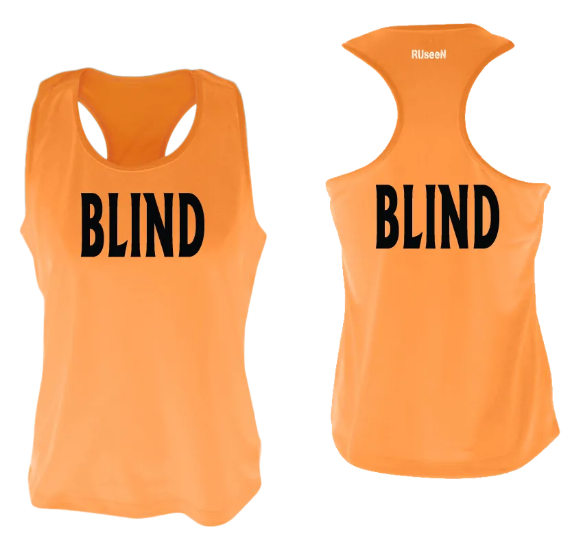 Women's BLIND Tank Top - Reflective or Black Text