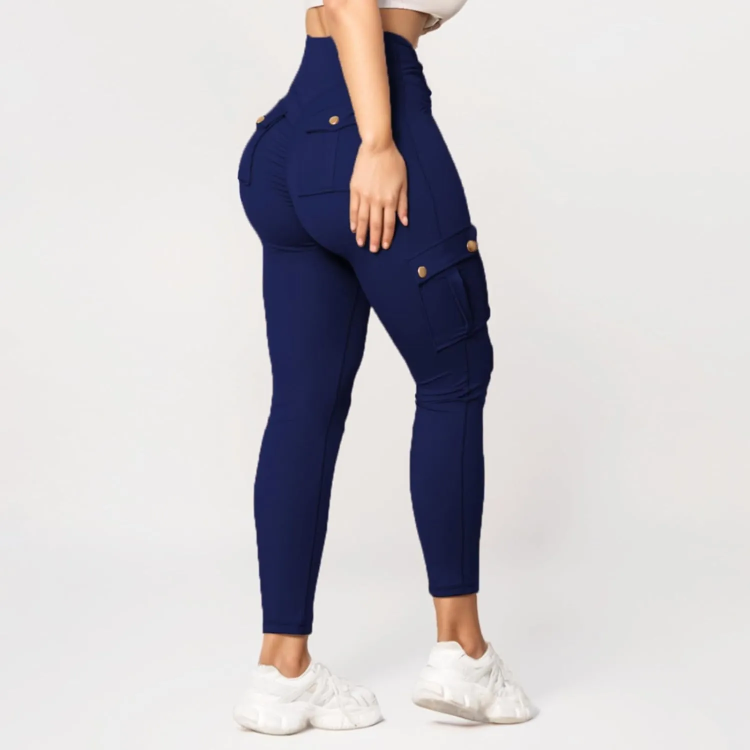 XOWRTE Linen Pants Women Summer,Wide Leg Casual Cotton Linen Pants High Waisted Elastic Waist Lounge Pants Beach Trousers